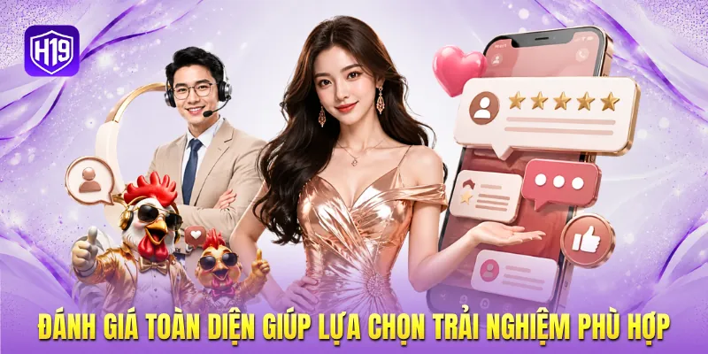Đánh giá toàn diện giúp lựa chọn trải nghiệm phù hợp